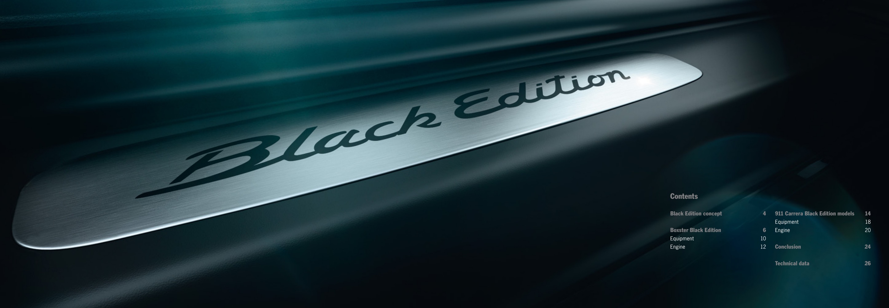 2015 Porsche Black Edition Brochure Page 14